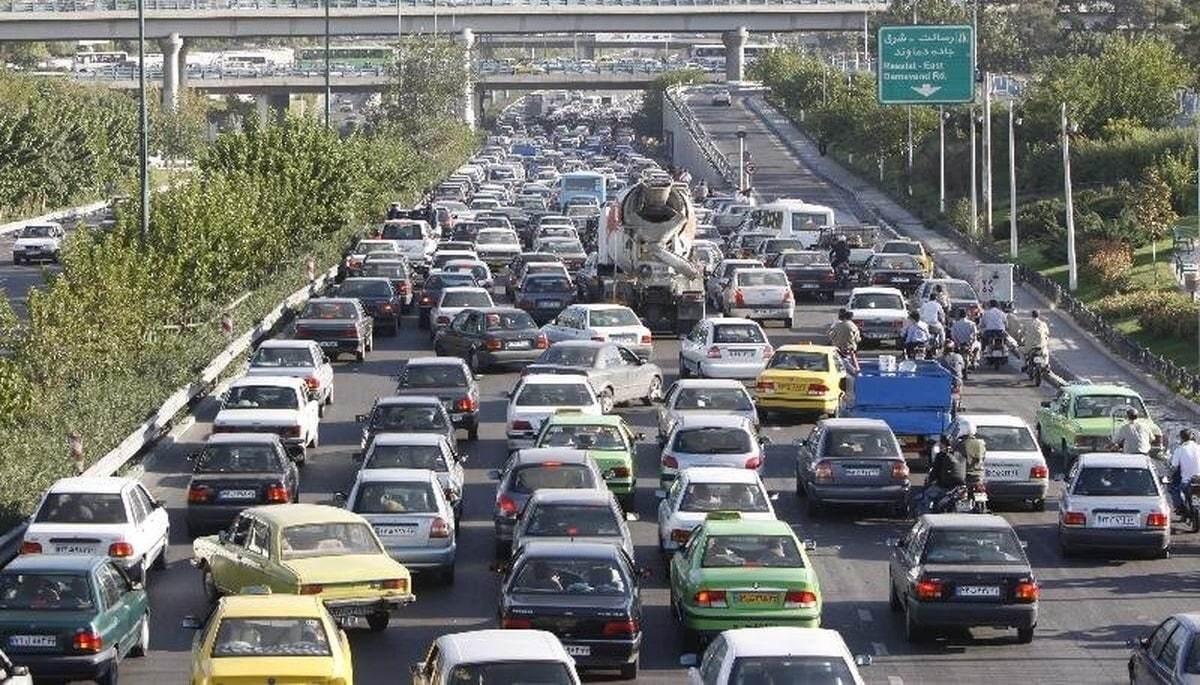 افزایش ترافیک تهران در بازگشایی مدارس