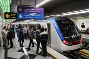 خط ۵ مترو تهران مختل شد