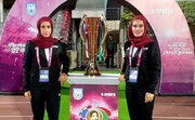 این دو زن ایرانی در مسابقات فوتبال آسیا چه می‌کنند؟