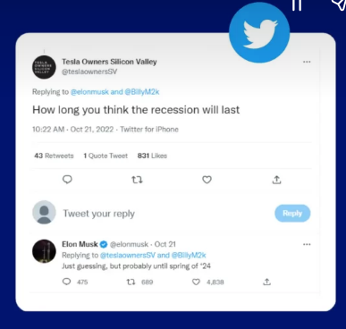 پیش بینی ایلان ماسک از رکود جهانی