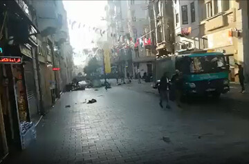 فوری/ انفجار در مرکز استانبول ترکیه + فیلم و جزئیات
