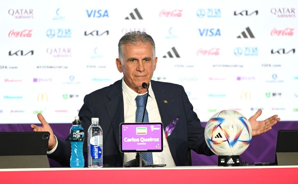 سخنان تند کیروش خطاب به تماشاگران + عکس