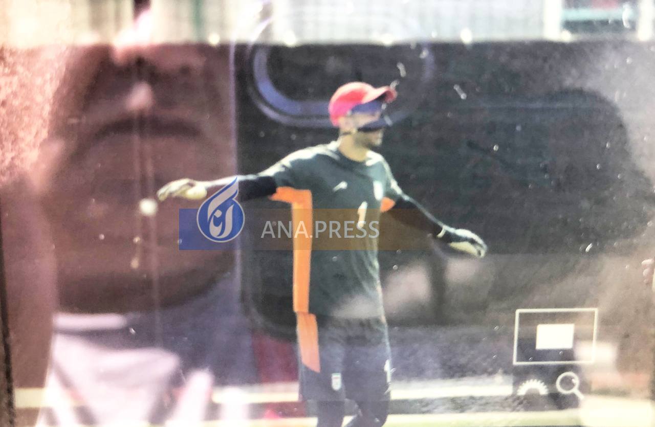 بیرانوند با ماسک محافظ تمرین کرد+ عکس