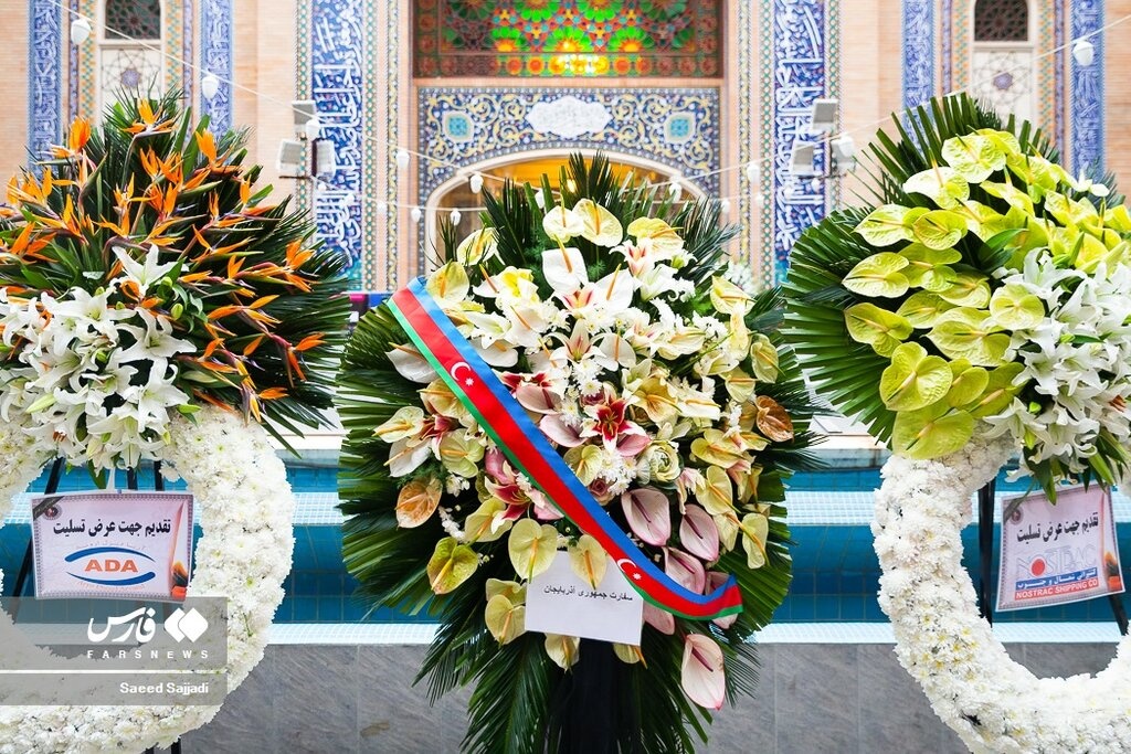 تاج گل معنادار این سفارتخانه برای رستم قاسمی