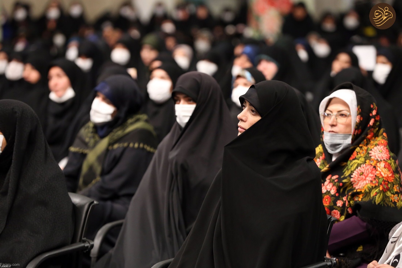 الهام چرخنده به دیدار رهبری رفت+ عکس