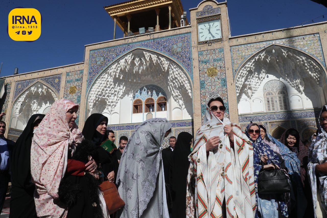 پوشش جالب مهمانان خارجی خانم خزعلی+ تصاویر