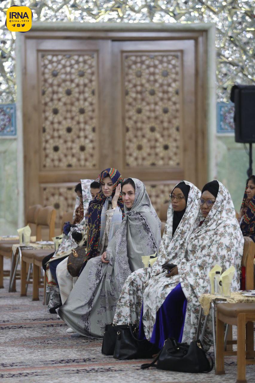 پوشش جالب مهمانان خارجی خانم خزعلی+ تصاویر