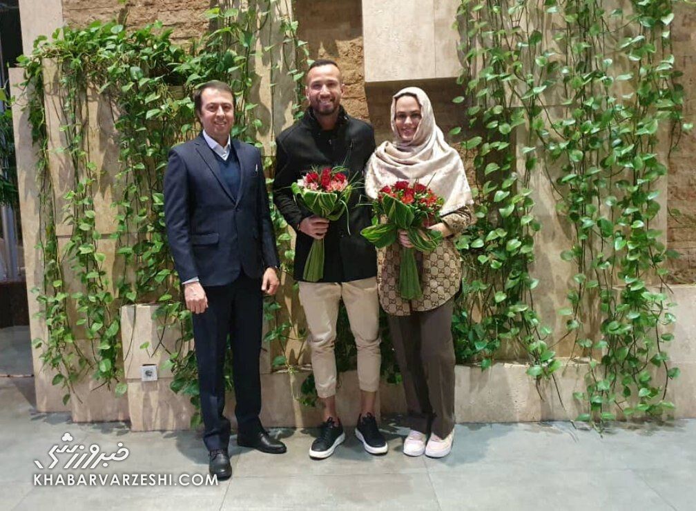 ستاره فوتبال برزیل و همسرش به ایران آمدند+ عکس