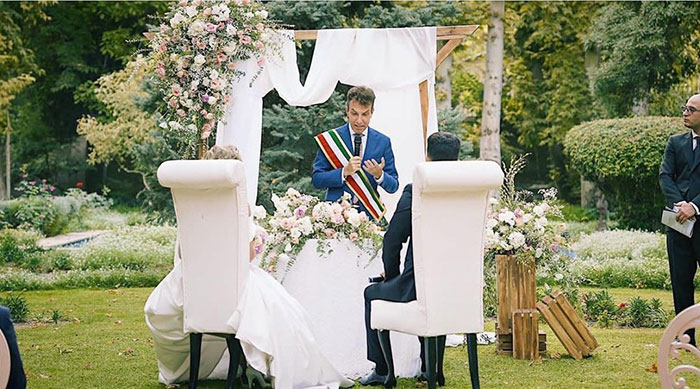 خواننده ایرانی با این دیپلمات ایتالیایی ازدواج کرد+ عکس