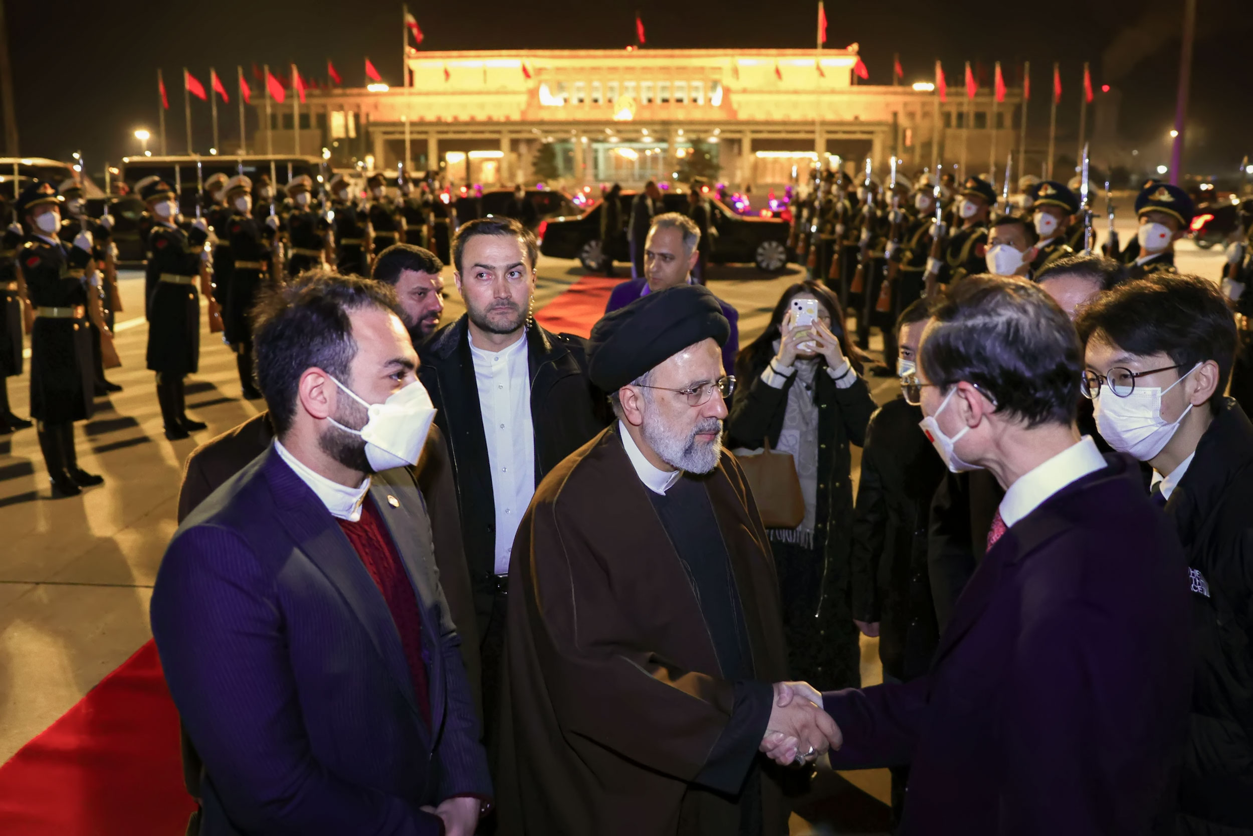 تصاویر خداحافظی رئیسی با چین