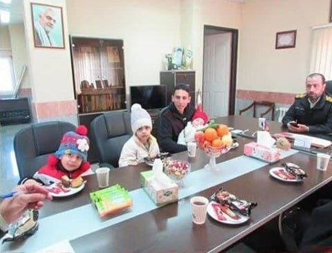 سربازی رفتن پدر تبریزی با ۴ فرزند + عکس