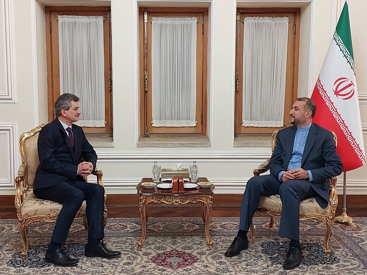 سفیر ترکیه در ایران با امیر عبداللهیان خداحافظی کرد سفیر ترکیه در ایران با امیر عبداللهیان خداحافظی کرد