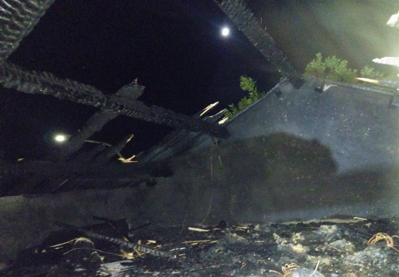عکس‌های هولناک از آتش‌سوزی خانه دروازه‌بان تیم ملی