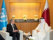 گفت‌وگوی هسته‌ای قطر با دبیر کل سازمان ملل