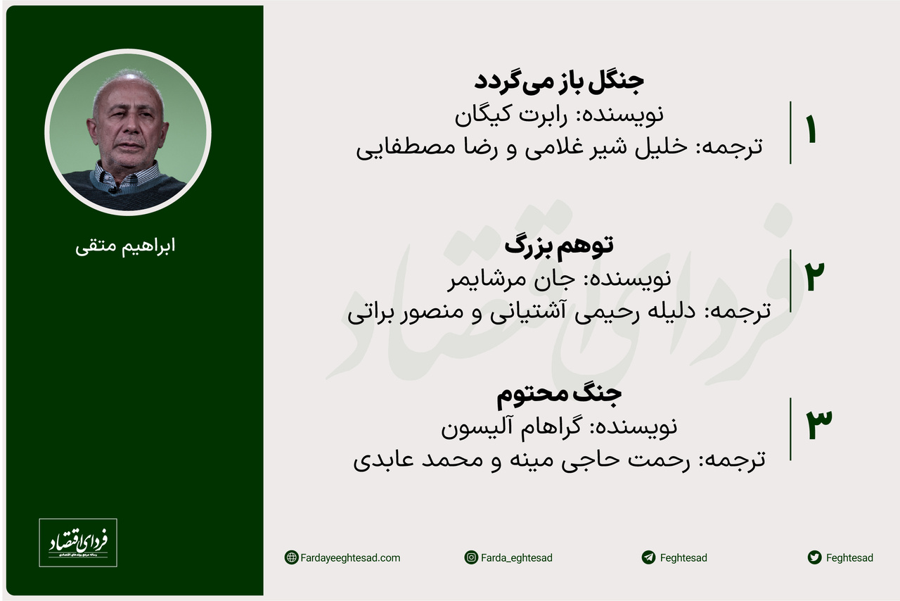 کتابهای پیشنهادی ۵ صاحبنظر روابط بینالملل برای نوروز ۱۴۰۲- قسمت اول