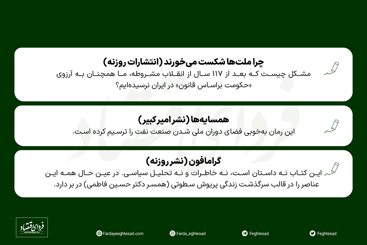 کتابهای پیشنهادی ۵ صاحبنظر روابط بینالملل برای نوروز ۱۴۰۲- قسمت اول