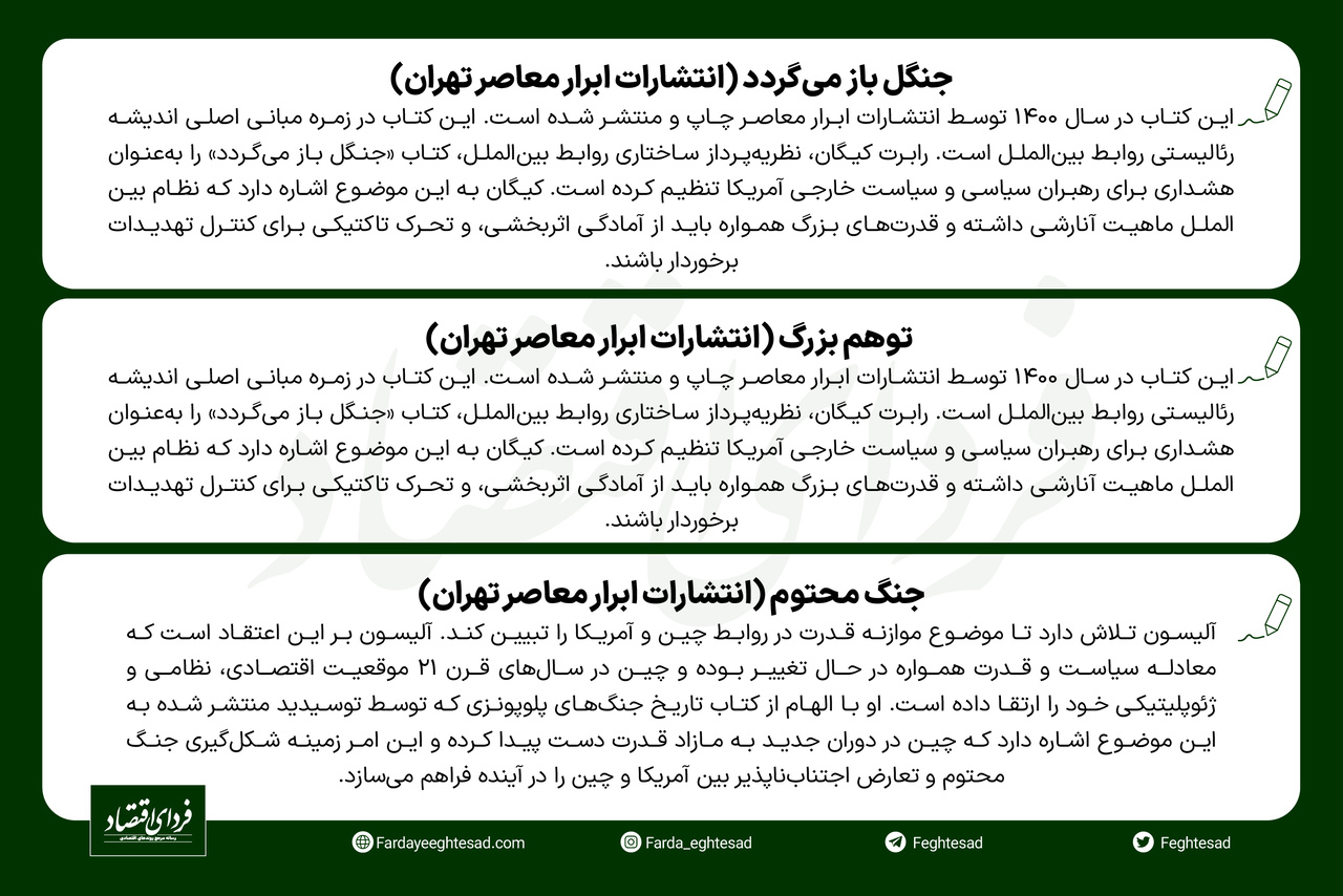 کتابهای پیشنهادی ۵ صاحبنظر روابط بینالملل برای نوروز ۱۴۰۲- قسمت اول