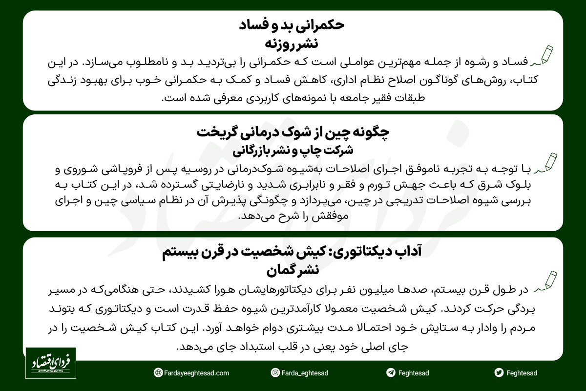 کتابهای پیشنهادی ۴ صاحبنظر اقتصادی برای نوروز ۱۴۰۲