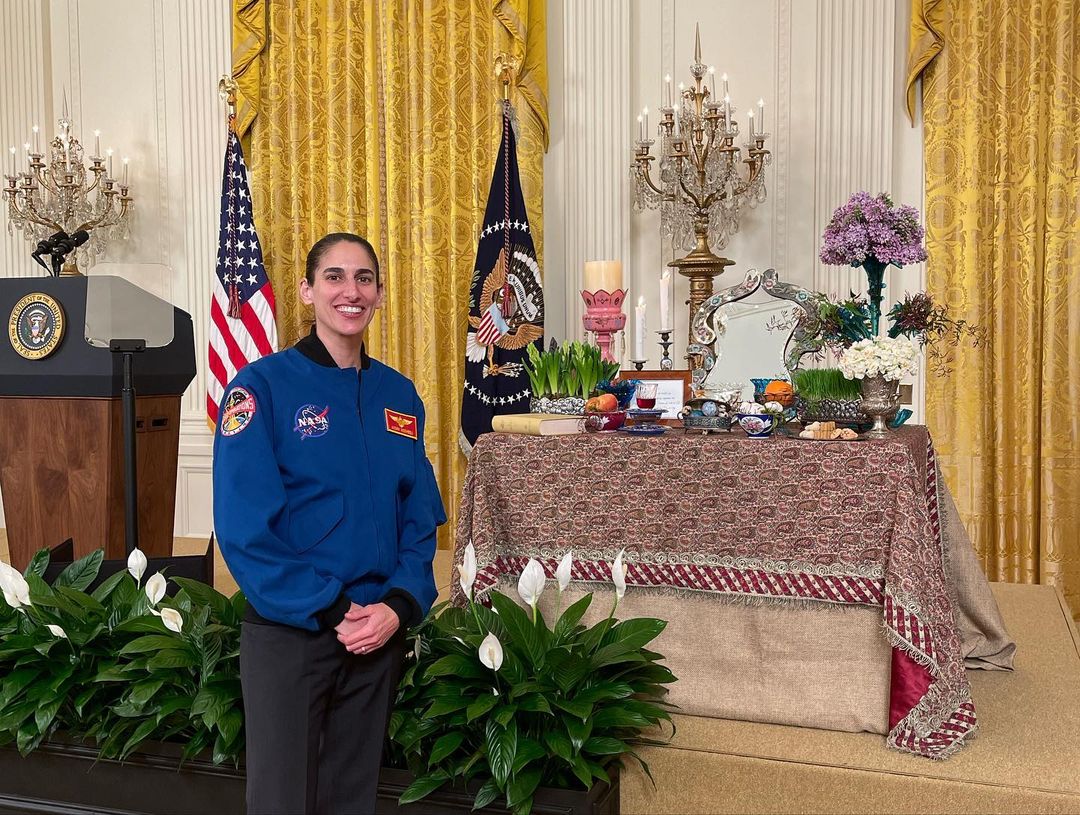 فضانورد ایرانی چگونه سفره هفتسین پهن کرد؟