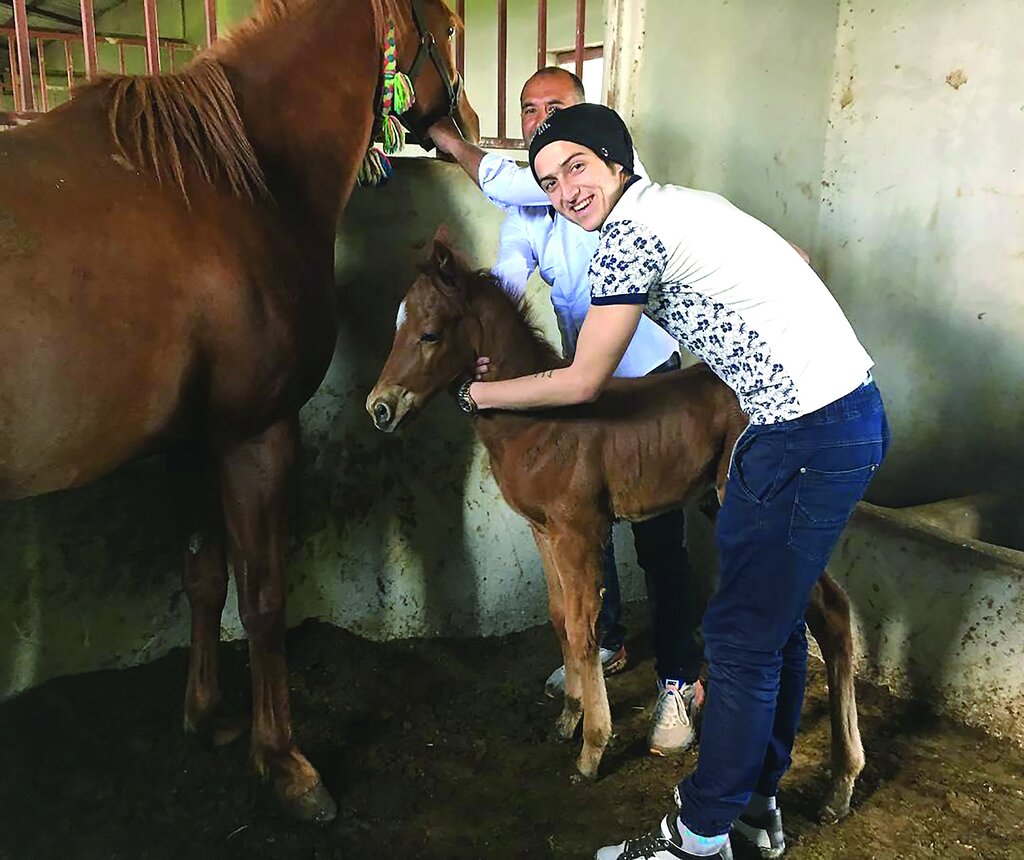 سردار آزمون راز قیمت اسبهای خود را افشا کرد+ عکس نوجوانی