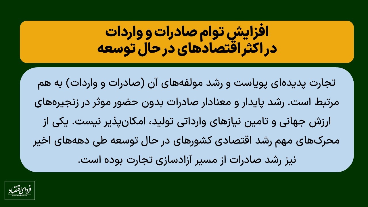 میدانداران جدید تجارت جهانی