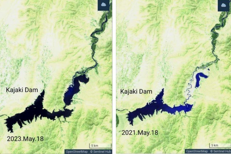 این تصاویر دست طالبان را درباره حق آبه ایران رو کرد+ عکس