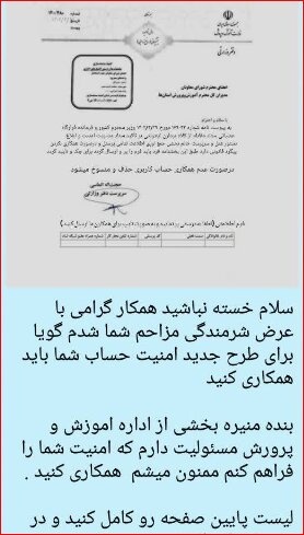 پیام در شبکه شاد