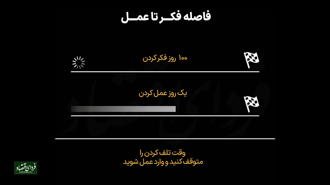 فاصله فکر تا عمل فاصله فکر تا عمل