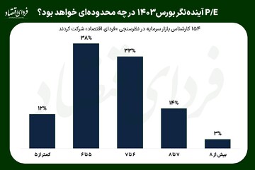 سود انتظاری سرمایه‌گذاران از سهام ۱۴۰۳ / نسبت P/E بورس از کف برمی‌گردد؟ 