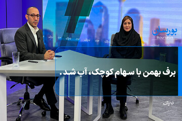 برف بهمن با سهام کوچک، آب شد