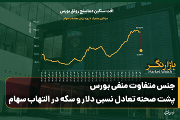 جنس متفاوت منفی بورس؛ پشت صحنه تعادل نسبی دلار و سکه در التهاب سهام