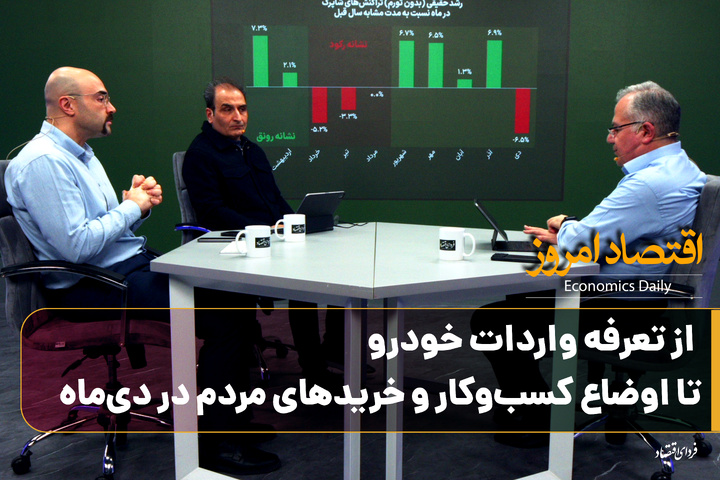 اقتصاد امروز/ از تعرفه واردات خودرو تا اوضاع کسب‌وکار و خریدهای مردم در دی‌ماه