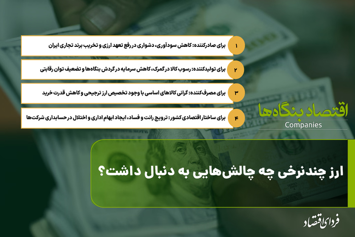 ارز چندنرخی چه چالش‌هایی به دنبال داشت؟