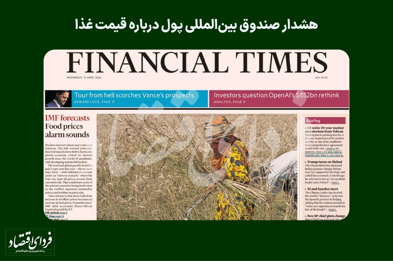 هشدار صندوق بین‌المللی پول درباره قیمت غذا