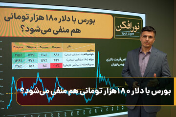 بورس با دلار ۱۸۰هزار تومانی هم منفی می‌شود؟