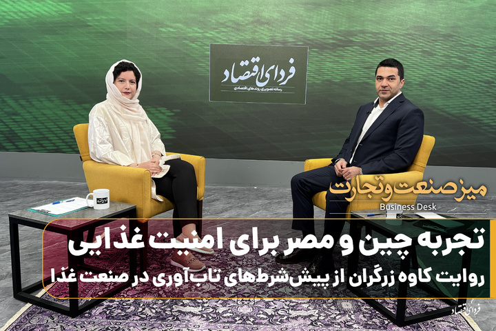 تجربه چین و مصر برای امنیت غذایی/روایت کاوه زرگران از پیش‌شرط‌های تاب‌آوری در صنعت غذا