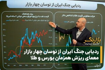ردیابی جنگ ایران از نوسان چهار بازار؛ معمای ریزش همزمان بورس و طلا
