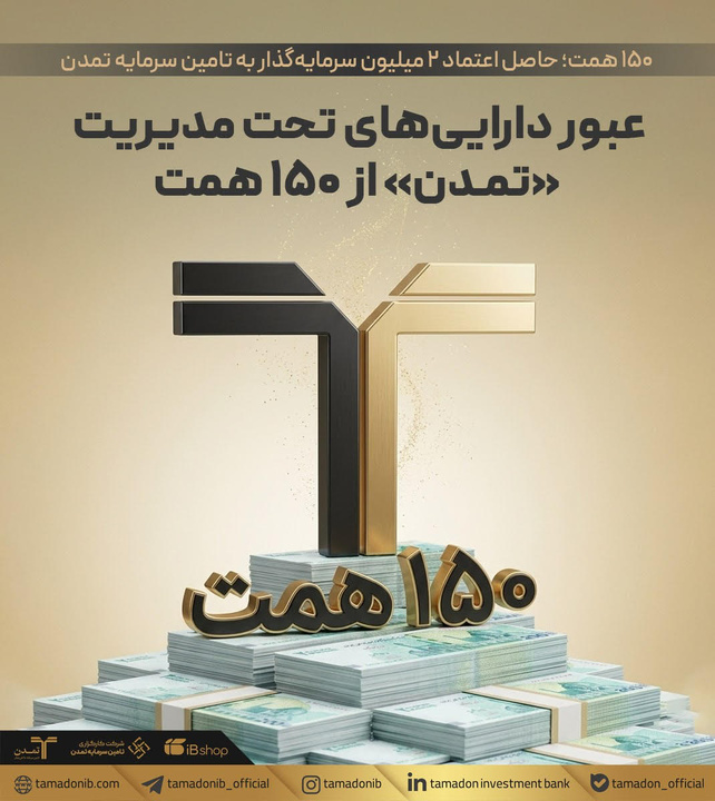تمدن ۱۵۰ همتی شد
