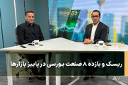 ریسک و بازده ۸ صنعت بورسی در پاییز بازارها